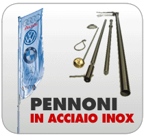 Pennoni in acciaio