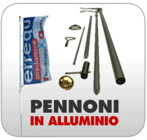 Pennoni in alluminio