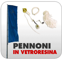 Pennoni in vetroresina