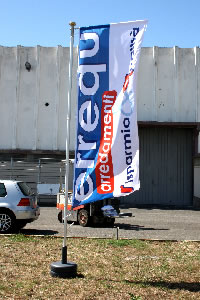 Pennone mobile asta singola